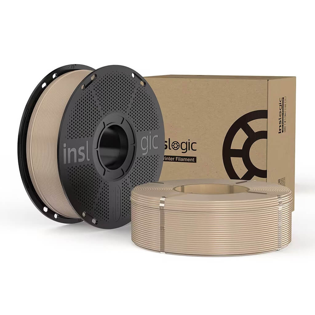 Inslogic WoodFill PLA Filament Maple