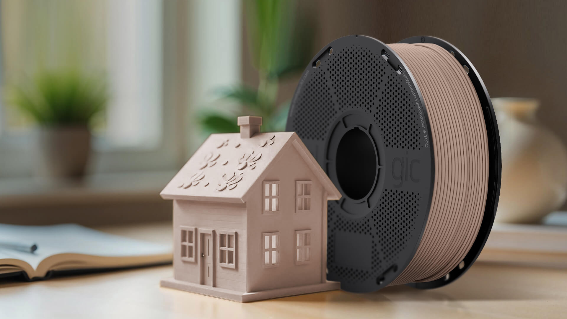 Inslogic WoodFill PLA Filament