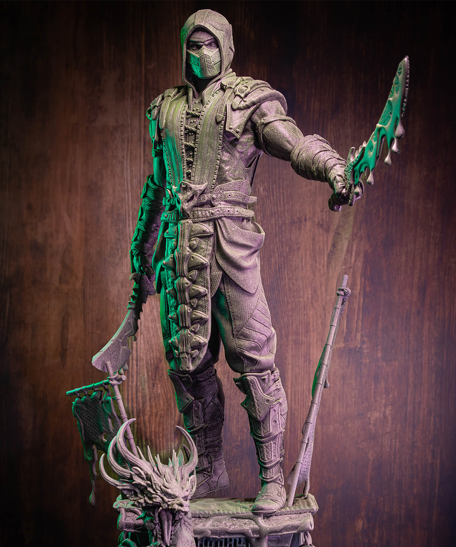 Mortal Kombat 3D Printed with Inslogic Standard Pro 3D Printing Resin