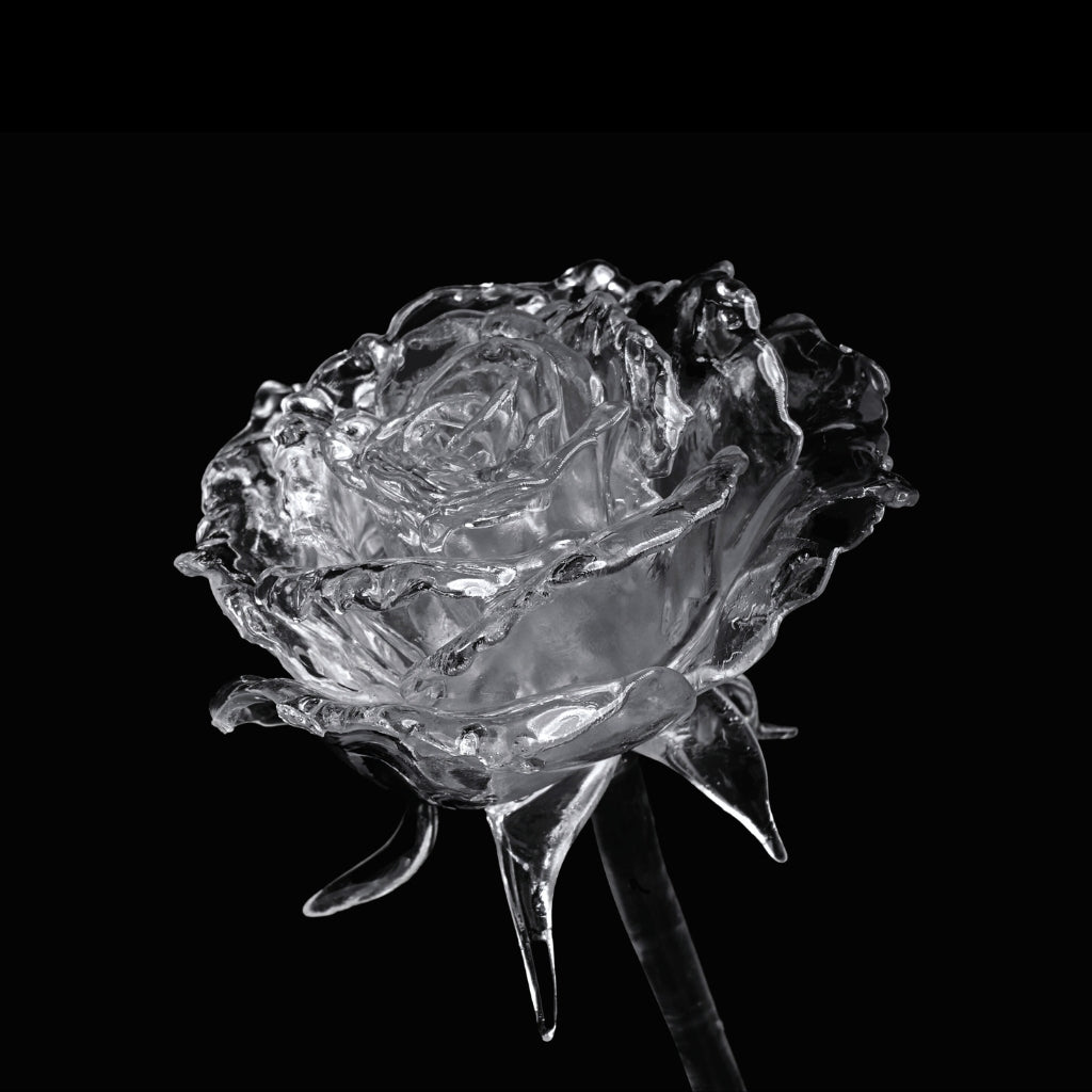 Rose printed with Inslogic High resolution Clear Resin