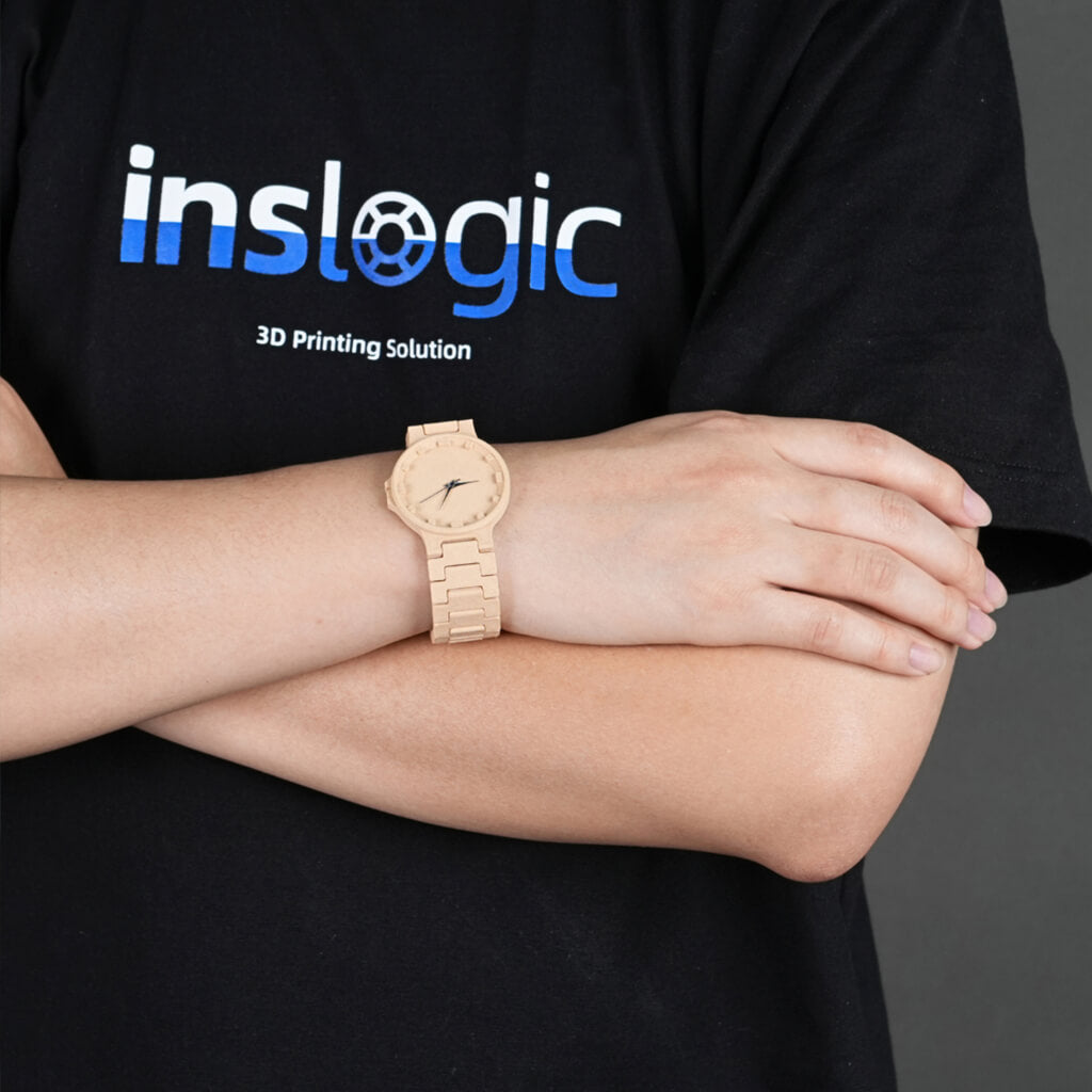 Watch printed with Inslogic WoodFill PLA Filament